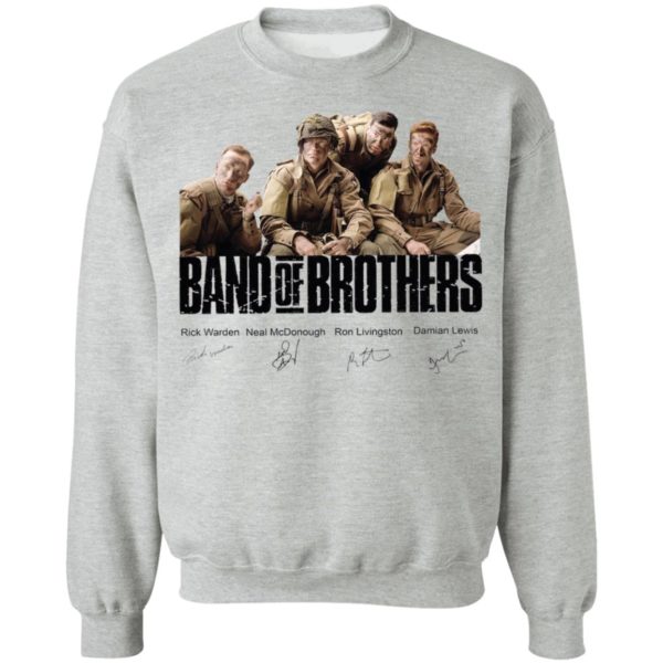 Band Of Brothers Shirt Rick Warden Neal McDonough Ron Livingston Damian Lewis LS, Hoodie