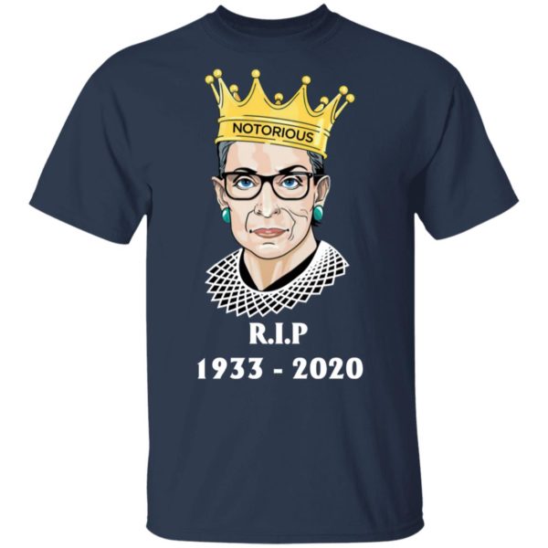 Notorious RBG RIP 1933 2020 Ruth Bader Shirt
