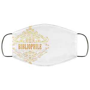 Proud And Certified BiBliophile Gold Face Mask