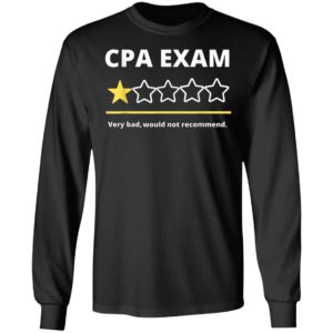 Funny CPA Exam Accountant Tee for men women One Star T-Shirt