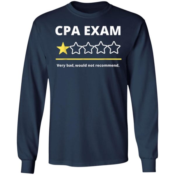 Funny CPA Exam Accountant Tee for men women One Star T-Shirt