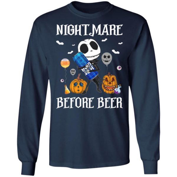 Jack Skellington Nightmare Before Bug Light Beer Halloween Shirt