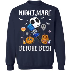 Jack Skellington Nightmare Before Bug Light Beer Halloween Shirt