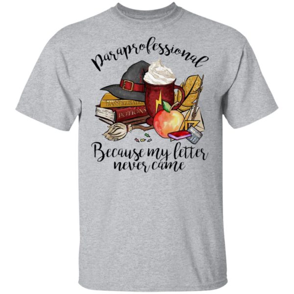 Paraprofessional Because My letter Never Came Halloween T-Shirt, LS, Hoodie
