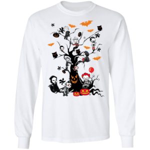 Gather Around The Living Halloween Tree Horror Killers T-Shirt