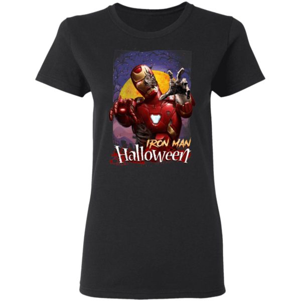 Halloween Marvel Horror Zombie Iron Man T-Shirt