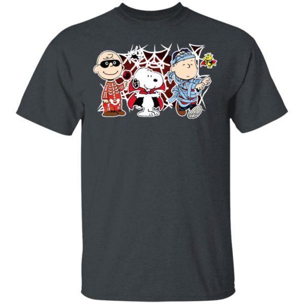 Charlie Woodstock Linus Snoopy Night Costumes Halloween T-Shirt
