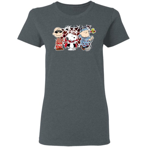 Charlie Woodstock Linus Snoopy Night Costumes Halloween T-Shirt