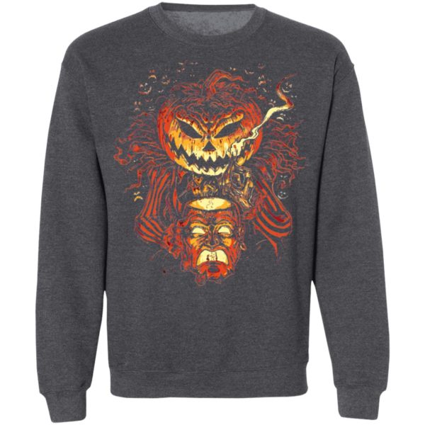 Alternative Universe Scary Pumpkin Head Lantern Halloween T-Shirt