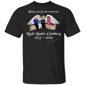 Thank You For The Memories Ruth Bader Ginsburg 1933-2020 T-Shirt