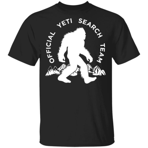 Official Yet Search Team Bigfoot T-Shirt