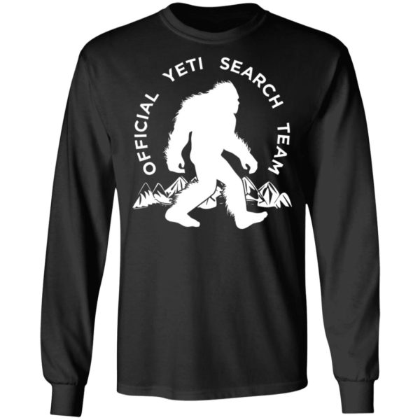 Official Yet Search Team Bigfoot T-Shirt