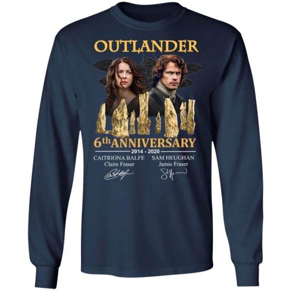 Outlander 5th Anniversary 2014 2020 Signatures T-Shirt