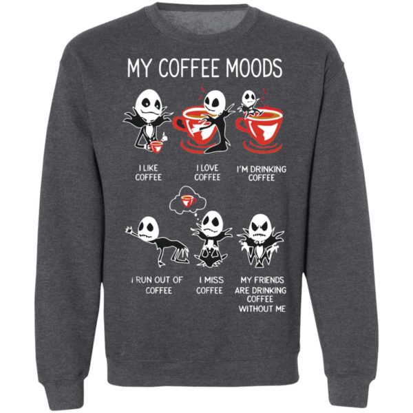 Jack Skellington Halloween My Coffee Moods T-Shirt