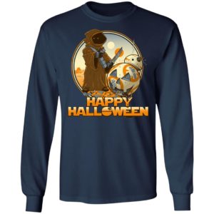 Happy Halloween Jawa Pumpkin Carved BB-8 Star Wars T-Shirt
