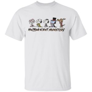 Snoopy Horror Night Monsters Halloween T-Shirt