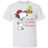 Snoopy Horror Night Monsters Halloween T-Shirt
