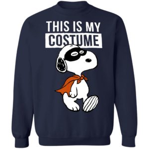 This Is My Costume Happy Halloween Masked Marvel Snoopy T-Shirt