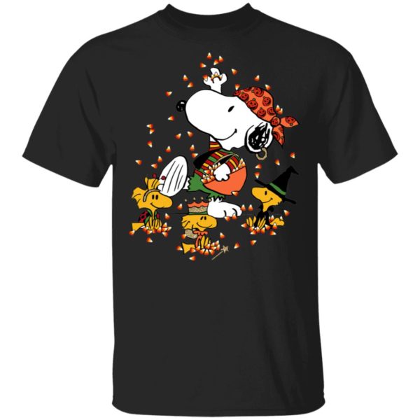 Snoopys Treat Halloween With Snoopy And Woodstocks T-Shirt