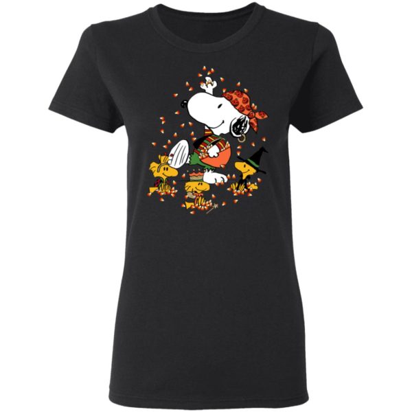 Snoopys Treat Halloween With Snoopy And Woodstocks T-Shirt
