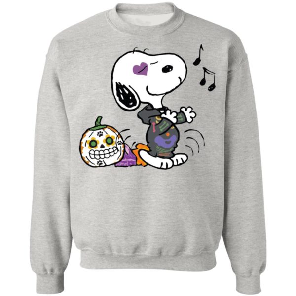 Singing Snoopy Calavera Halloween T-Shirt