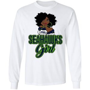 Black Girl Seattle Seahawks Shirt