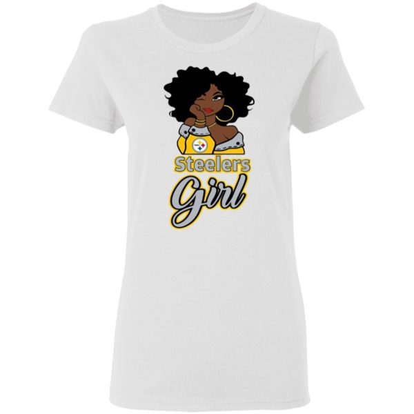 Black Girl Pittsburgh Steelers Shirt