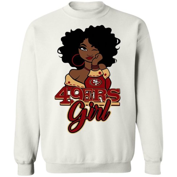 Black Girl San Francisco 49ers Shirt