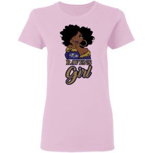 Black Girl Baltimore Ravens Shirt