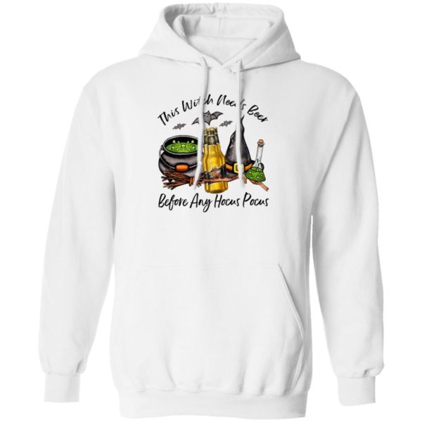Miller Genuine Draft Bottle This Witch Needs Beer Before Any Hocus Pocus T-Shirt