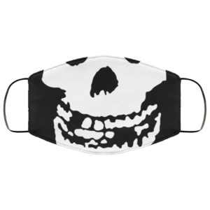 The Misfits Punk Rock Skull Phantom Freak Logo Face Mask Punk Rock and Roll