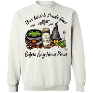 Yuengling Black Tan Can This Witch Needs Beer Before Any Hocus Pocus Halloween T-Shirt