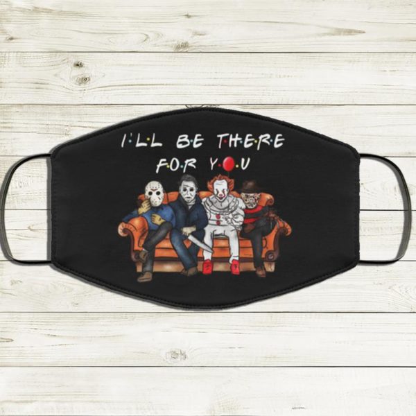 Horror Characters Movies I’ll Be There For You Halloween Face Mask