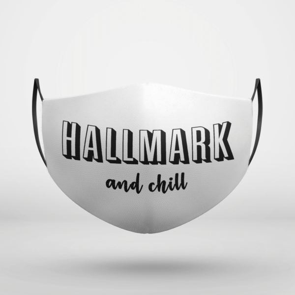 Hallmark and Chill Christmas Movie Face Mask