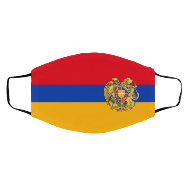 Armenia Armenian Flag Armenian Coat of Arms Face Mask