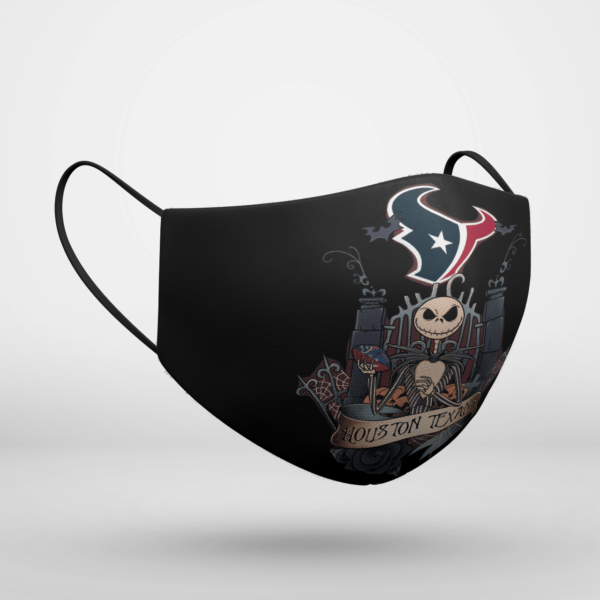 Houston Texans Jack Skellington This Is Halloween NFL Face Mask