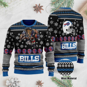 Buffalo Bills 3D Printed Ugly Christmas Sweater