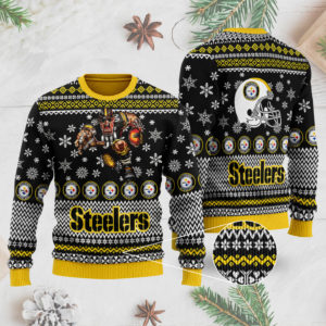 Pittsburgh Steelers 3D Ugly Christmas Sweater