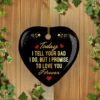 To Boyfriend Funny Let Me Be Your Christmas Present Decorative Christmas Ornament
