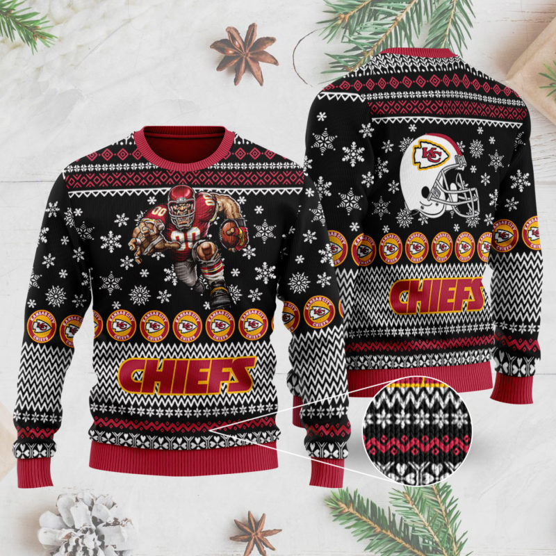 Kansas City Chiefs Ugly Christmas Sweater 3D