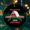 2020 Year of the Lockdown Decorative Decorative Christmas Ornament - Funny Holiday Gift