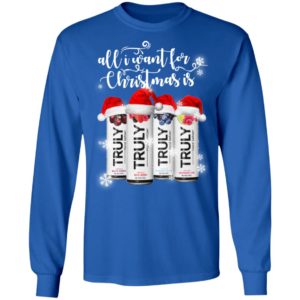 All I Want For Christmas Is Truly Beer Ugly Christmas Sweater