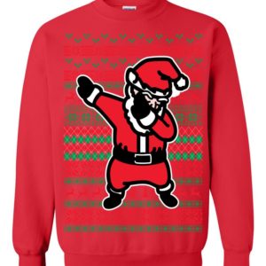 Dancing Dab Dabbing Santa Ugly Christmas Sweater