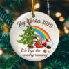 Key Worker 2020 We Kept The Country Running Decorative Christmas Ornament - Funny Holiday Gift