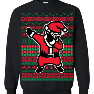 Dancing Dab Dabbing Santa Ugly Christmas Sweater
