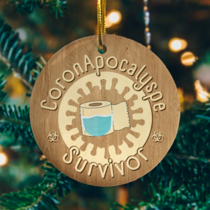 Co-vid 19 Apo-calyspe Survivor 2020 Keepsake Christmas Ornament