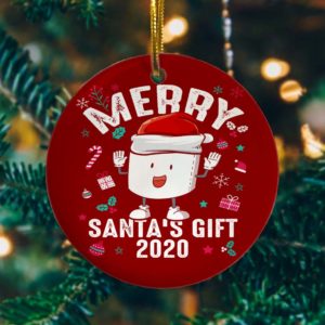 Merry Christmas Santa’s Gifts Decorative Christmas Ornament – Funny Holiday Gift