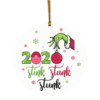 Grinch Hand Stink Stank Stunk Christmas Ornament