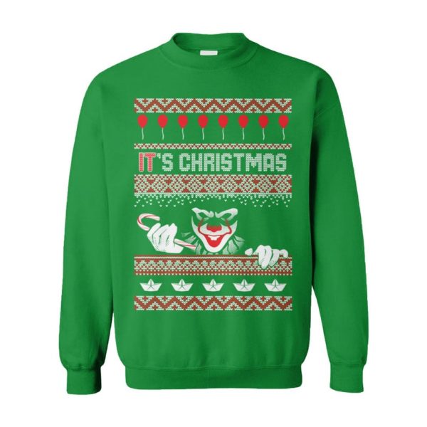 It’s Christmas Clown Pennywise Ugly Christmas Sweater