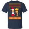 Beavis And Butthead Around The Christmas Tree Ugly Christmas Sweater